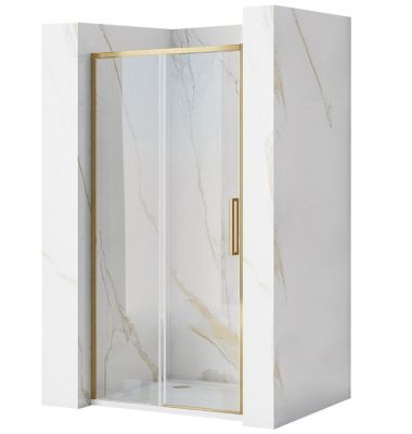 Porte de douche coulissante REA Rapid Slide Brushed Gold 100