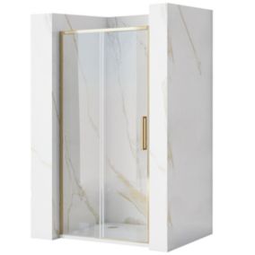 Porte de douche coulissante REA Rapid slide gold 130