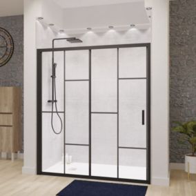 Porte de douche coulissante verrière ATELIA 170 cm
