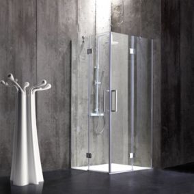 Porte De Douche En Verre Clair Sans Cadre 6 Mm 90X90 - London