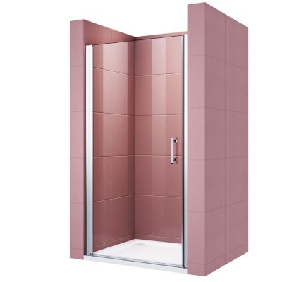 Porte de Douche Pivotante 70 x 185 cm SIRHONA Paroi de Douche Extensible Vitre de Douche Battante