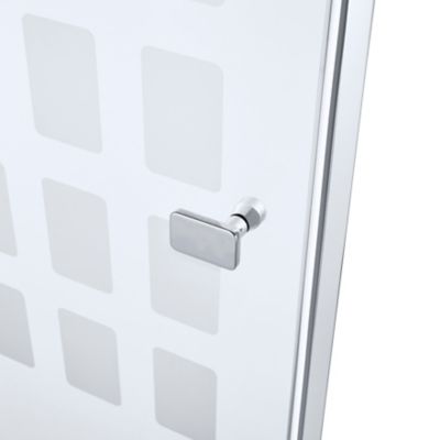 Porte de douche pivotante, 80 x 192 cm, Schulte NewStyle, verre transparent anticalcaire, Cubic transparent
