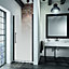 Porte de douche pivotante 80x192 cm, noir, Schulte NewStyle