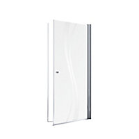 Porte de douche pivotante, 90 x 192 cm, Schulte NewStyle, verre transparent anticalcaire, Liane