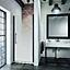 Porte de douche pivotante 90x192 cm, noir, Schulte NewStyle