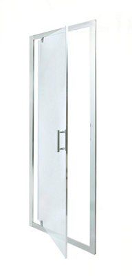 Porte de douche pivotante Cooke & Lewis Onega transparente 80 cm