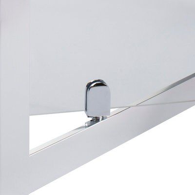 Porte de douche pivotante Cooke & Lewis Onega transparente 90 cm