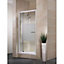 Porte de douche pivotante extens. 79-91 cm blanc dépoli Vita