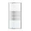 Porte de douche pivotante GoodHome Beloya miroir 100 cm
