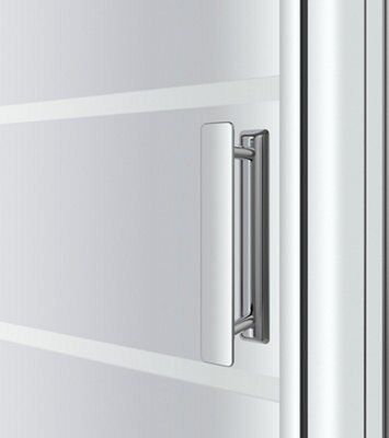 Porte de douche pivotante GoodHome Beloya miroir 100 cm