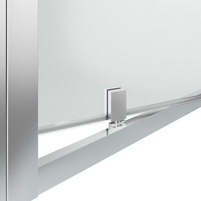 Porte de douche pivotante GoodHome Beloya miroir 100 cm