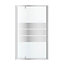 Porte de douche pivotante GoodHome Beloya miroir 120 cm