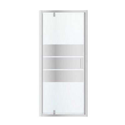 Porte de douche pivotante GoodHome Beloya miroir 90 cm