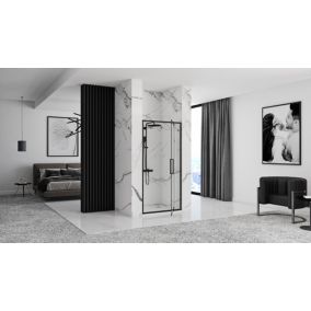 Porte de douche pivotante REA Rapid swing 70 black