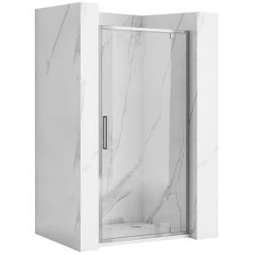 Porte de douche pivotante REA Rapid swing chrome 100