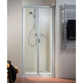 Porte de douche pliante 80 cm alu, Schulte Phoenix