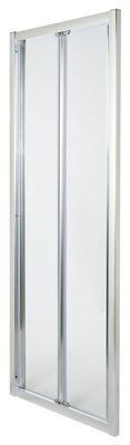 Porte de douche pliante 80 cm transparente Cooke & Lewis Onega