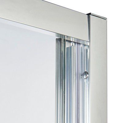 Porte de douche pliante 80 cm transparente Cooke & Lewis Onega