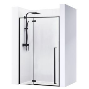 Porte de douche REA Fargo Black 100