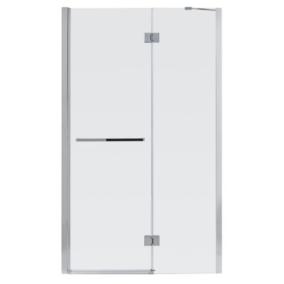 Porte de douche semi pivotante GoodHome Naya transparent 100 cm