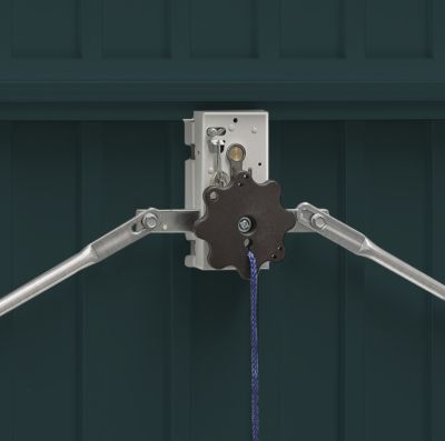 Porte de garage basculante avec portillon à droite Hormann gris anthracite - l.237,5 x h.200 cm