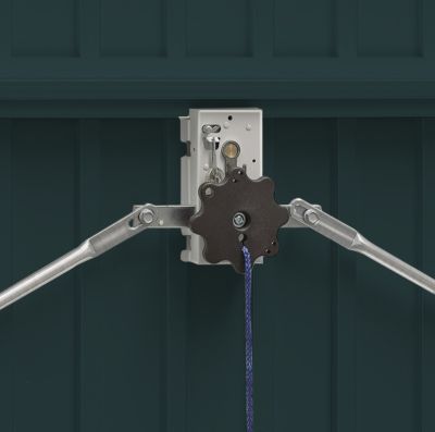 Porte de garage basculante avec portillon à gauche Hormann gris anthracite - l.237,5 x h.200 cm