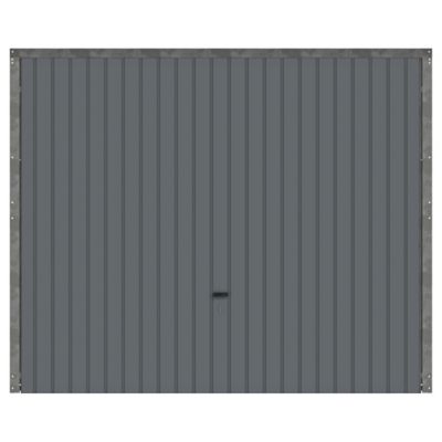 Porte de garage basculante GoodHome gris - L.240 x h.200 cm - manuelle (pré-montée)