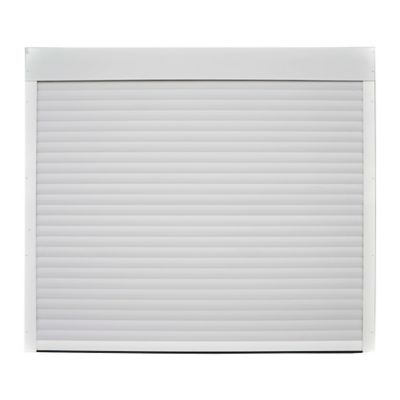 Porte de garage enroulable aluminium blanche RAL 9003 240 x h.200 cm