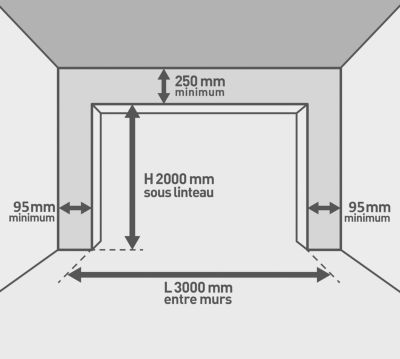 Porte de garage motorisée enroulable aluminium Ambre gris H.200 x L.300 cm avec hublots Protecta