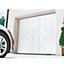 Porte de garage sectionnelle à cassettes Turia blanc - L.240 x h.200 cm - motorisée (en kit)