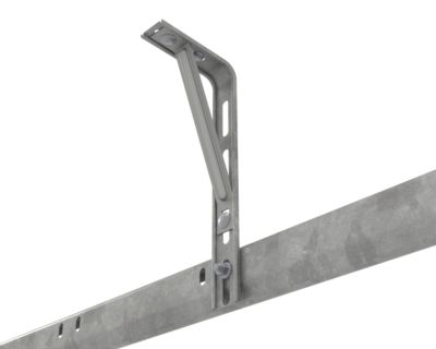Porte de garage sectionnelle acier GoodHome blanc RAL 9010 - L.240 x h.200 cm - motorisée (en kit)