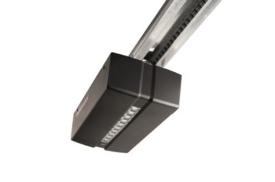 Porte de garage sectionnelle acier Hormann Planar blanc aluminium RAL 9006 Matt Deluxe - l.237,5 x h.212,5 cm - motorisée