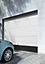Porte de garage sectionnelle motorisée blanc - L.240 x h.200 cm (en kit) + 4 télécommandes dont 2 offertes