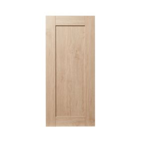 Porte de meuble de cuisine Alpinia décor chêne mat l. 40 cm x H. 90 cm GoodHome