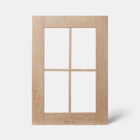 Porte de meuble de cuisine Alpinia décor chêne mat l. 50 cm x H. 71,5 cm GoodHome