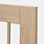Porte de meuble de cuisine Alpinia décor chêne mat l. 50 cm x H. 71,5 cm GoodHome