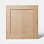 Porte de meuble de cuisine Alpinia décor chêne mat l. 60 cm x H. 63,3 cm GoodHome