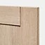 Porte de meuble de cuisine Alpinia décor chêne mat l. 60 cm x H. 72 cm GoodHome
