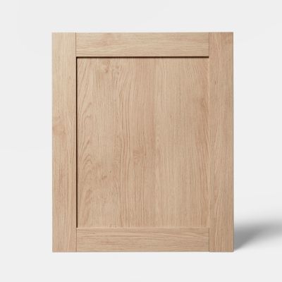 Porte de meuble de cuisine Alpinia décor chêne mat l. 60 cm x H. 80,6 cm GoodHome