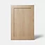 Porte de meuble de cuisine Alpinia décor chêne mat l. 60 cm x H. 90 cm GoodHome
