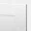 Porte de meuble de cuisine Artemisia blanc mat l. 25 cm x H. 72 cm GoodHome