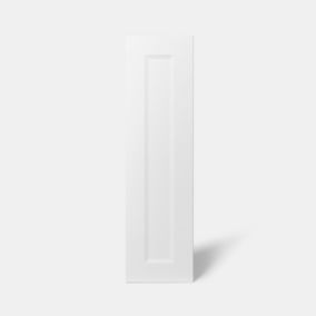 Porte de meuble de cuisine Artemisia blanc mat l. 25 cm x H. 90 cm GoodHome