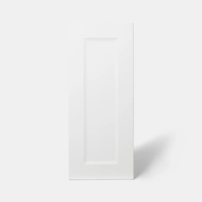 Porte de meuble de cuisine Artemisia blanc mat l. 30 cm x H. 72 cm GoodHome