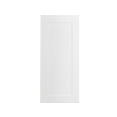 Porte de meuble de cuisine Artemisia blanc mat l. 40 cm x H. 90 cm GoodHome