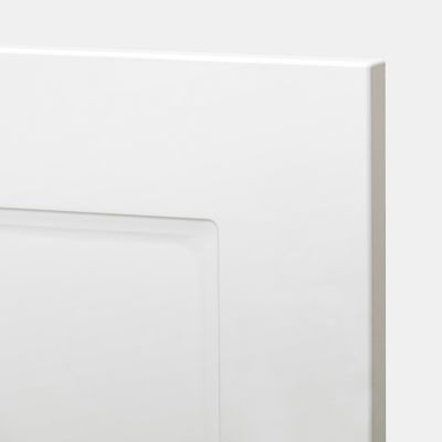 Porte de meuble de cuisine Artemisia blanc mat l. 40 cm x H. 90 cm GoodHome