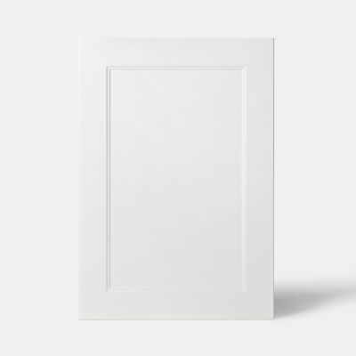Porte de meuble de cuisine Artemisia blanc mat l. 50 cm x H. 72 cm GoodHome