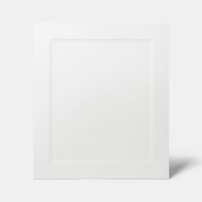 Porte de meuble de cuisine Artemisia blanc mat l. 60 cm x H. 72 cm GoodHome