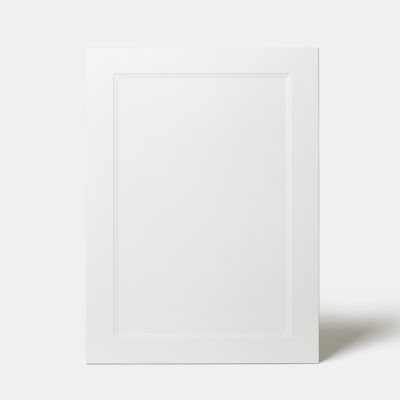Porte de meuble de cuisine Artemisia blanc mat l. 60 cm x H. 80 cm GoodHome