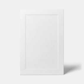 Porte de meuble de cuisine Artemisia blanc mat l. 60 cm x H. 90 cm GoodHome