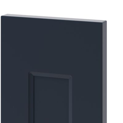 Porte de meuble de cuisine Artemisia bleu mat l. 15 cm x H. 72 cm GoodHome